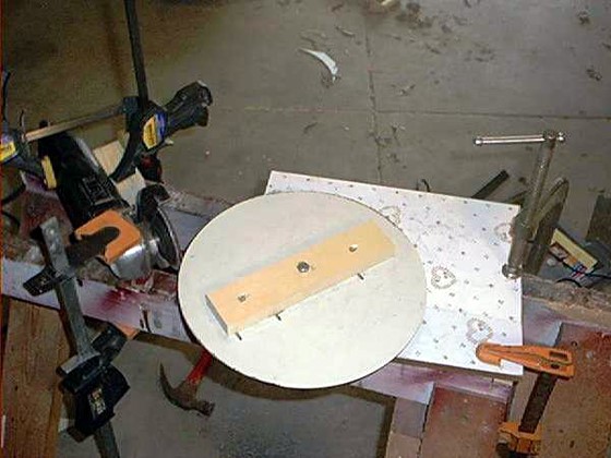 circle grinding jig